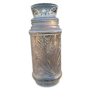 Planters Peanuts Glass Storage Jar - Anchor Hocking - Canister w/Lid (1982)